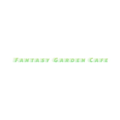 A Whimsical Little Light/Fantasy Garden Cafe