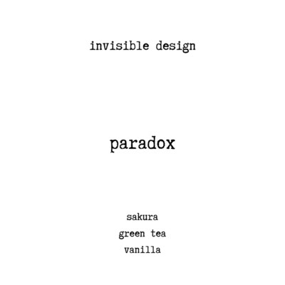 paradox/invisible design