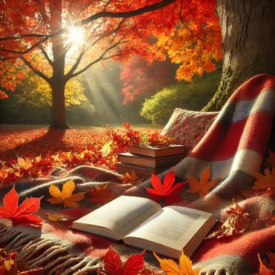 Autumn Reading in the Forest/neo trip