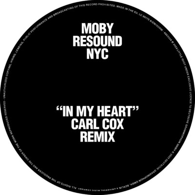 In My Heart (featuring Gregory Porter／Carl Cox Remix)/モービー／カール・コックス