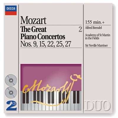 Mozart: The Great Piano Concertos Nos. 9, 15, 22, 25 & 27/アルフレッド・ブレンデル／アカデミー・オブ・セント・マーティン・イン・ザ・フィールズ／サー・ネヴィル・マリナー