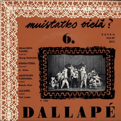 アルバム/Muistatko viela 6/Dallape-orkesteri