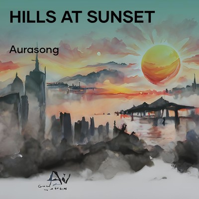 Hills at sunset/Aurasong