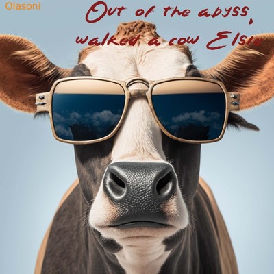 Out of the abyss, walked a cow Elsie/Olasoni