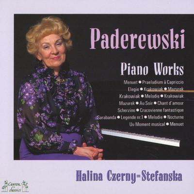 パデレフスキ:マズレク イ長調 作品9の3(「ポーランド舞曲集」より)/ハリーナ・チェルニー=ステファンスカ(ピアノ)