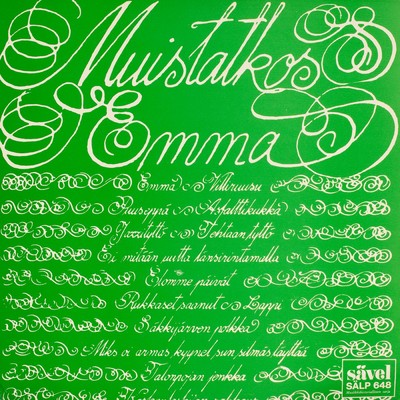Muistatkos Emma - Suosittuja iskelmia vuosilta 1928-1935/Various Artists