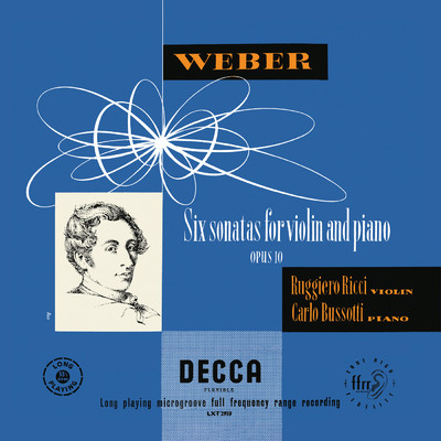 Weber: 6 Sonates progressives, Op. 10 ／ Violin Sonata in A Major, J. 103 - 1. Andante con moto/ルッジェーロ・リッチ／Carlo Bussotti