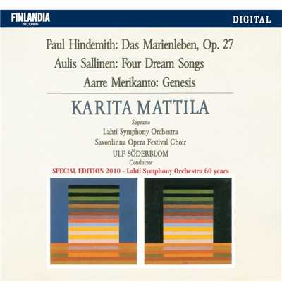 Nelja laulua unesta, Op. 30: I. Unesta tehty mies (Four Dream Songs, Op. 30: I. Man Made from Sleep)/Karita Mattila