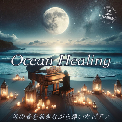アルバム/Ocean Healing 海の音を聞きながら弾いたピアノ リラックスのために 夜の作業のために 快眠のための睡眠導入BGM/日本BGM向上委員会