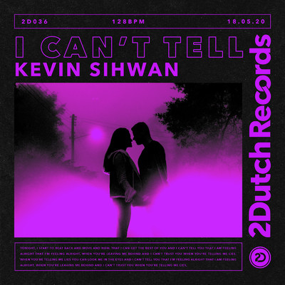 シングル/I Can't Tell/Kevin Sihwan