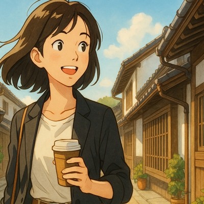 アルバム/町の音、午後のリズム - LoFi Hip Hop 鳥取の初夏散歩、風と時間の音色、ジプシージャズ作業用BGM/Lo-Fi Yukari