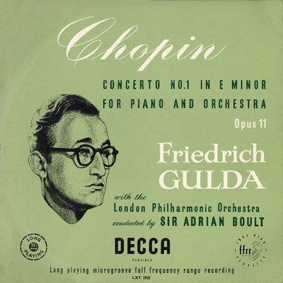 Chopin: 4 Ballades; Concerto No. 1, Op. 11/フリードリヒ・グルダ／ロンドン・フィルハーモニー管弦楽団／サー・エイドリアン・ボールト