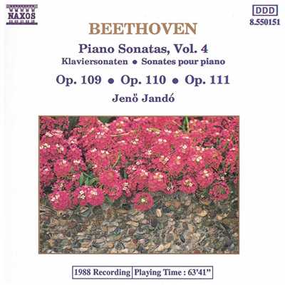 ベートーヴェン: ピアノ・ソナタ集 第4集 - 第30番／第31番／第32番/Jeno Jando