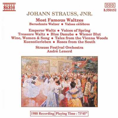 ヨハン・シュトラウスII世: ワルツ 「美しく青きドナウ」 Op. 314/シュトラウス・フェスティバル・オーケストラ／オンドレイ・レナールト(指揮)