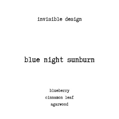 blue night sunburn/invisible design