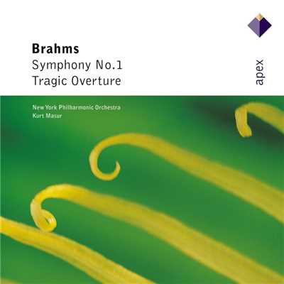 アルバム/Brahms: Symphony No. 1 & Tragic Overture/Kurt Masur and New York Philharmonic