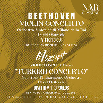 New York Philharmonic Orchestra, Dimitri Mitropoulos, David Oistrach
