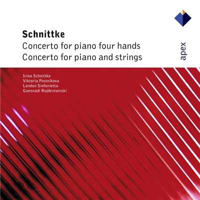Schnittke : Concerto for Piano 4 Hands & Concerto for Piano & Strings  -  Apex/Viktoria Postnikova