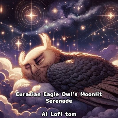 Eurasian Eagle Owl's Moonlit Serenade/AI Lofi tom