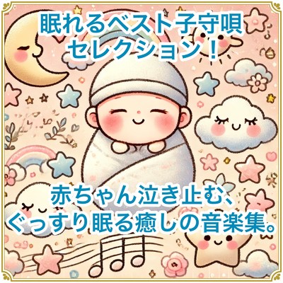 アルバム/眠れるベスト子守唄セレクション！赤ちゃん泣き止む、ぐっすり眠る癒しの音楽集。/Baby Music 335