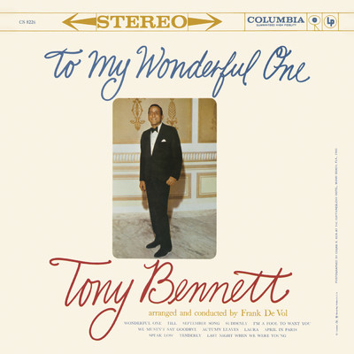 アルバム/To My Wonderful One/Tony Bennett