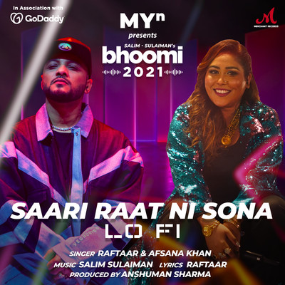 シングル/Saari Raat Ni Sona - Lofi/Salim-Sulaiman, Afsana Khan & Raftaar