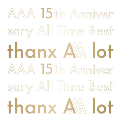 アルバム/AAA 15th Anniversary All Time Best -thanx AAA lot-/AAA