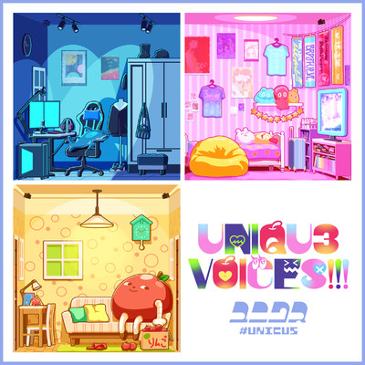 シングル/UNIQU3 VOICES！！！ (GAME VERSION)/辻野あかり(CV:梅澤めぐ)、砂塚あきら(CV:富田美憂)、夢見りあむ(CV:星希成奏)