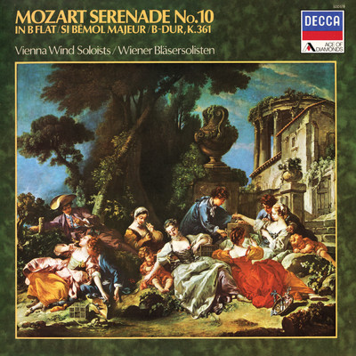 Mozart: Adagio K.411; Serenade, K. 361 'Gran partita' (New Vienna Octet; Vienna Wind Soloists - Complete Decca Recordings Vol. 14)/ウィーン管楽合奏団