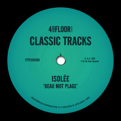 シングル/Beau Mot Plage (DBOW Remix)/Isolee