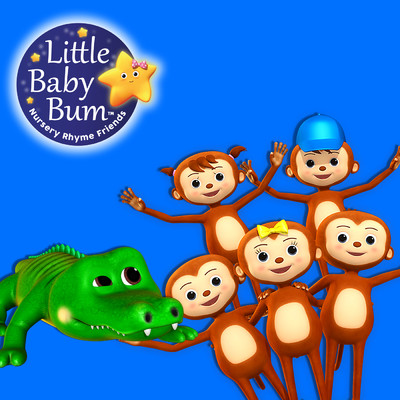 5 kleine Affchen schwingen ganz toricht/Little Baby Bum Kinderreime Freunde