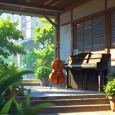 シングル/An Afternoon as the Angle of Sunlight Shifts, Where Piano Tones Entwine/SAKURA