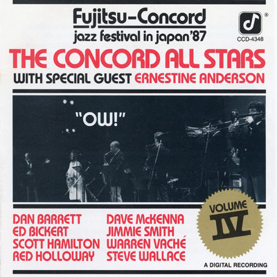 Ow！ (featuring Ernestine Anderson／Live At The Fujitsu-Concord Jazz Festival, Tokyo, Japan ／ November 1987)/The Concord All Stars