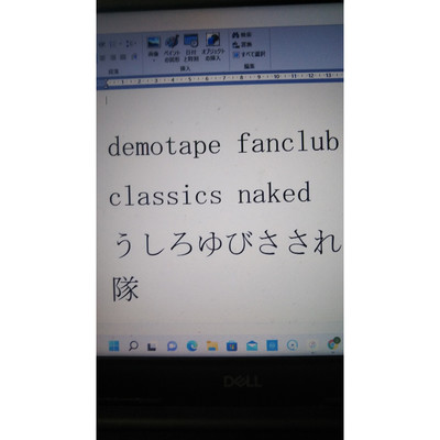 demotape fanclub classics naked/うしろゆびさされ隊