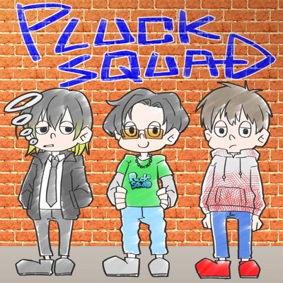 ホワイト/Pluck Squad