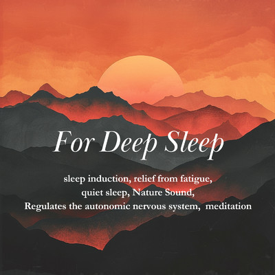 For Deep Sleep sleep induction, relief from fatigue, quiet sleep, Nature Sound, Regulates the autonomic nervous system, meditation/SLEEPY NUTS