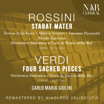 ROSSINI: STABAT MATER; VERDI: FOUR SACRED PIECES/Carlo Maria Giulini