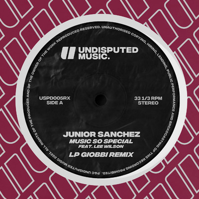 シングル/Music So Special (feat. Lee Wilson) [LP Giobbi Remix]/Junior Sanchez