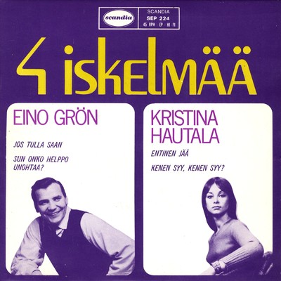 4 iskelmaa/Eino Gron／Kristina Hautala