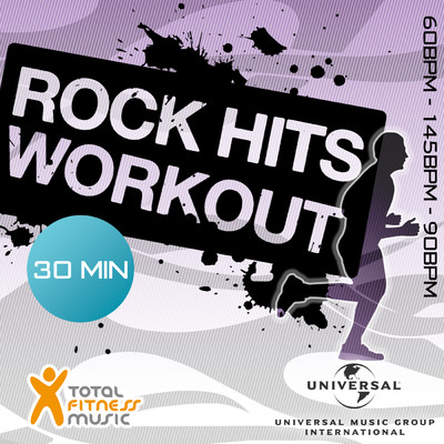 Rock Hits Workout 60 - 145 - 90bpm Ideal For Cardio Machines, Circuit Training, Jogging, Gym Cycle & General Fitness/Various Artists