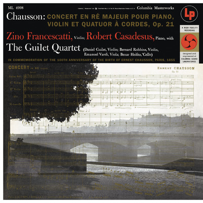 アルバム/Chausson: Concerto for Violin, Piano and String Quartet, Op. 21/Robert Casadesus