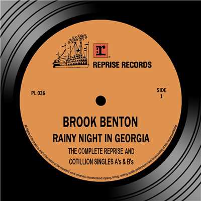 アルバム/Rainy Night in Georgia: The Complete Reprise & Cotillion Singles A's & B's/Brook Benton