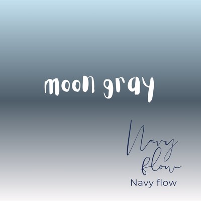 moon gray/Navy flow