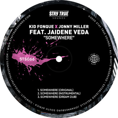 シングル/Somewhere (feat. Jaidene Veda) [Dream Dub]/Kid Fonque & Jonny Miller