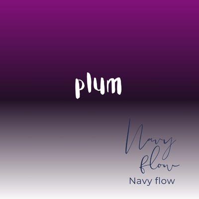 plum/Navy flow
