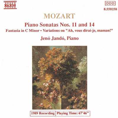モーツァルト: フランスの歌「ああ、お母さん聞いて」による12の変奏曲 きらきら星変奏曲 K. 265/Jeno Jando