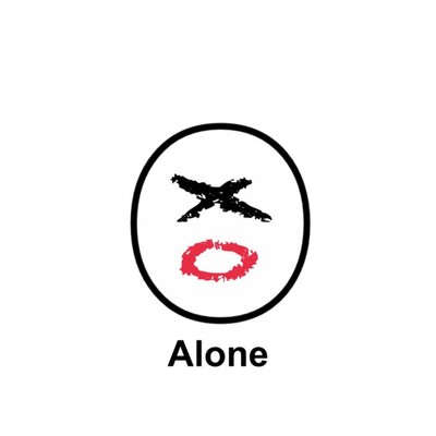 Alone/I am a human being.
