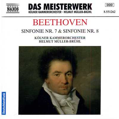 アルバム/ベートーヴェン: 交響曲第7番, 第8番/ヘルムート・ミュラー=ブリュール(指揮)／ケルン室内管弦楽団
