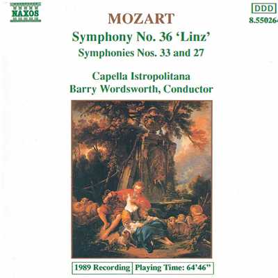 モーツァルト: 交響曲第36番 ハ長調 「リンツ」 K. 425 - II. Poco adagio/カペラ・イストロポリターナ／バリー・ワーズワース(指揮)