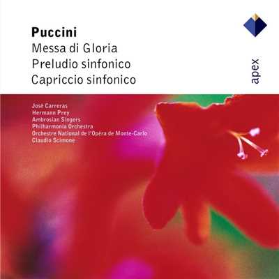 Puccini : Messa di Gloria, Preludio sinfonico & Capriccio sinfonico  -  Apex/Jose Carreras